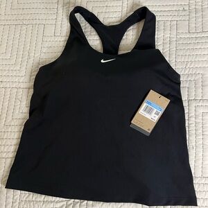 NIKE **new** Black Tank Top w/ built in bra